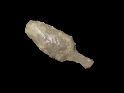 Interesting Paleo to Archaic Graver Tool / Shaft Straightener found in Real County Texas.