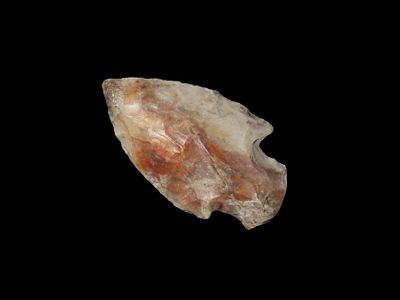 Colorful Bird Point found in St Clair County Illinois. Nice well patinated example with great color!