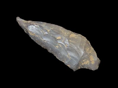 Nice 3 11/16" Pickwick found in Marshall County Kentucky. Well patianted example!