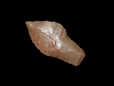 Amazing Hell Gap found in Weld County Colorado. Beautiful Red & Brown Jasper. Nicely Flaked example.