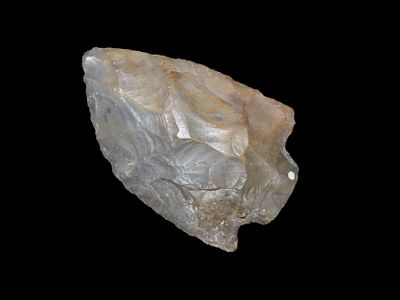 Amazing Archaic Kirk Snapped Base found in Marshall County Kentucky. Indian Arrowhead, Artifact. 