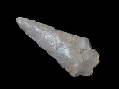 Amazing 2 3/8" Kirk Stemmed found in Christian County Kentucky. Indian Arrowhead, Artifact.