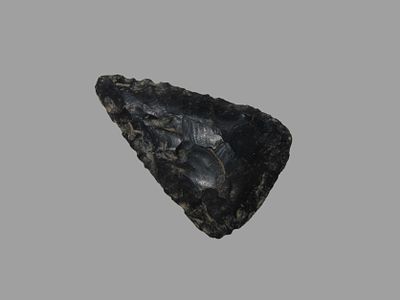 Fine Mississippian Traingle found in Scioto County Ohio. Indian Arrowhead, Artifact. Fine 