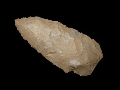 2 7/8" Archaic Knife blade found in Fentress County Tennessee. Ex Rocky Hall. Indian Arrowhead 