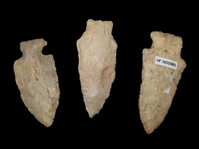 Lot of 3 Arrowheads From Kentucky