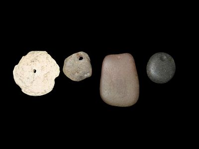 Lot of 4 Miscellaneous Hardstone Pendants