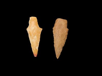 Lot of Two Dixon Arrowheads