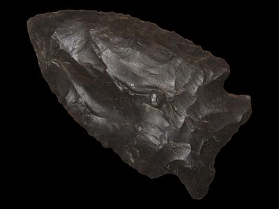 1"7/8 Hardin, 9000-6000 B.P., For Identification Reference Overstreet 12th Edition Pg. 765