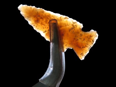1 1/4" Translucent Swify Current, 1300-800 B.P., Knife River Flint