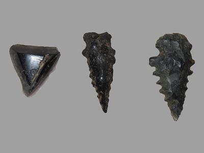 Lot of 3 Arrowheads, Western States