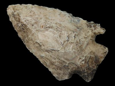 2 5/8" Apple Creek Arrowhead, Creek Find, Clark Co. Missouri