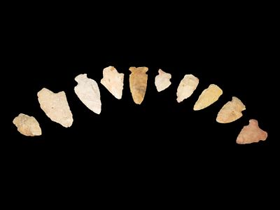 Lot of Archaic And Woodland Arrowheads