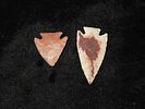 Lot of 2 Outstanding Apple Creek ArrowheadsImage - 1