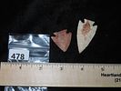Lot of 2 Outstanding Apple Creek ArrowheadsImage - 2