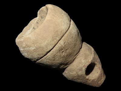 1 15/16" Pipe, Bennett COA, Found at Genoa Fort, Cayuga Co. New York, Ex Ted and Theresa Siri 