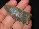 2 3/8" x 1" Pinetree, Dickey COA, Found in Lauderdale County, Alabama, Made of Bangor Chert Image - 2
