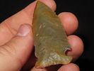 2 3/8" x 1" Pinetree, Dickey COA, Found in Lauderdale County, Alabama, Made of Bangor Chert Image - 5