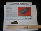 2 3/8" x 1" Pinetree, Dickey COA, Found in Lauderdale County, Alabama, Made of Bangor Chert Image - 11