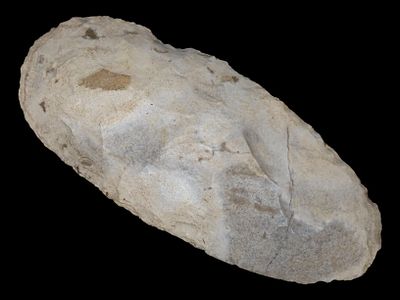 10 5/16" x 4 7/8" Spade, Made of Mill Creek Chert, Keele COA, Ex. Chester Wright Collection