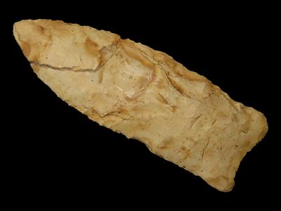 3 1/8" x 1 1/16" Dalton Preform, Dickey COA, Found in Clay County, Arkansas, Ex. Jerry Dickey