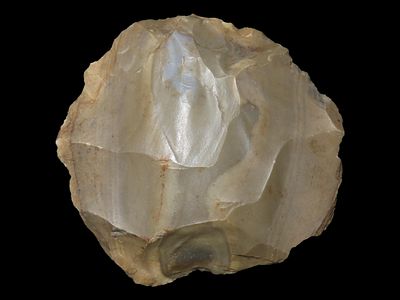 3" x 3" Hornstone Cache Blade, Bennett COA, Found in Williams County, Ohio, Ex. Keith Ray