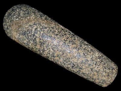 9 3/8" x 2 15/16" Porphyry Pole Celt, Motley / Leithoff COA, Found in Randolph County, Illinois 