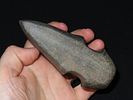 4 5/8" x 2 1/4" Keokuk 1/2 Grooved Axe, Found by Josh Walker 3 Miles South of Lomax Illinois in Image - 2