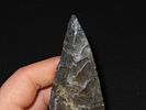 4 1/4" x 1 3/4" Early Stanfield Knife, Dickey COA, Found in Perry County, Ohio, Made of Image - 8
