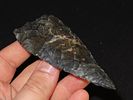 4 1/4" x 1 3/4" Early Stanfield Knife, Dickey COA, Found in Perry County, Ohio, Made of Image - 9