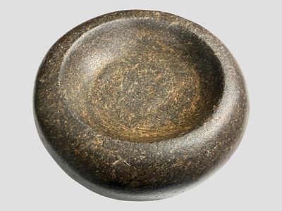 4 5/8" x 1 5/8" Double Cupped Discoidal. Greene Co. Illinois. Roy Motley & Ken Partain COA's. 
