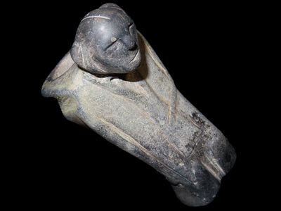 2 1/8" x 1 1/2" Jersey Bluff Effigy Elbow Pipe, Dickey COA, Found in Mason County, Illinois, by 