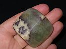 1 3/4" x 1 1/2" Colorful Fluorspar Bannerstone. Preble Co. Ohio. Ex Max Schumm, Ex Norm Dunn. Image - 2