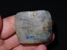 1 3/4" x 1 1/2" Colorful Fluorspar Bannerstone. Preble Co. Ohio. Ex Max Schumm, Ex Norm Dunn. Image - 3