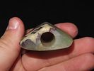 1 3/4" x 1 1/2" Colorful Fluorspar Bannerstone. Preble Co. Ohio. Ex Max Schumm, Ex Norm Dunn. Image - 6