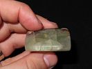 1 3/4" x 1 1/2" Colorful Fluorspar Bannerstone. Preble Co. Ohio. Ex Max Schumm, Ex Norm Dunn. Image - 8
