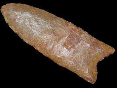 3 1/16" x 1 1/8" Clovis, Dickey COA, Found in Hardin Co. Kentucky, Ex Dale Rector, Great Color