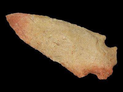 2 7/8” Quartzite Gibson, Indented Base, Good Color, SW Missouri, Ex. Nick Gatses