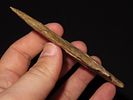 4 1/4” x 1 3/4” McIntire, Opaque Tan Chert, Colbert Co., Alabama, Stermer COAImage - 2