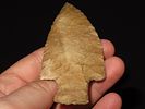 4 1/4” x 1 3/4” McIntire, Opaque Tan Chert, Colbert Co., Alabama, Stermer COAImage - 3