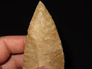 4 1/4” x 1 3/4” McIntire, Opaque Tan Chert, Colbert Co., Alabama, Stermer COAImage - 7