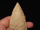 4 1/4” x 1 3/4” McIntire, Opaque Tan Chert, Colbert Co., Alabama, Stermer COAImage - 8