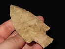 4 1/4” x 1 3/4” McIntire, Opaque Tan Chert, Colbert Co., Alabama, Stermer COAImage - 9
