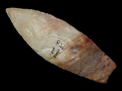 3 1/2” x 1 1/4” Agate Basin, Burlington, St. Louis Co., Missouri, Davis COA