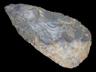 2 15/16” x 1 1/2” Archaic Knife, Wayne Co. Chert, Kentucky, Davis COA