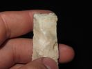 2 7/16” x 13/16” Hell Gap, Cream Color Banded River Cobble Chert, Osage Co., Oklahoma, Partain COAImage - 5