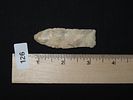 2 7/16” x 13/16” Hell Gap, Cream Color Banded River Cobble Chert, Osage Co., Oklahoma, Partain COAImage - 10