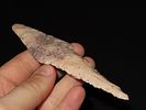 5 13/16” x 1 7/16” Harahey Knife, Burlington Chert, Illinois, Dickey COA, Motley / Leithoff COAImage - 10