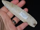 5 1/16” x 1 3/4” Agate Basin, Burlington Chert, Jersey Co., Illinois, Motley & Leithoff COAImage - 1