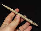 6 1/8” x 2 3/16” Stanfield, Burlington Chert, Pike Co., Illinois, Motley & Leithoff COAImage - 2