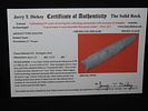 6 1/4” x 1 3/8” Dalton, Burlington Chert, Illinois, Dickey COA, Motley / Leithoff COAImage - 16